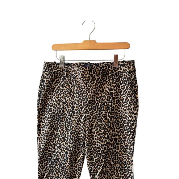 J Crew Winnie Office Ready Sprint Pants Animal Print 8 - Picture 4 of 8